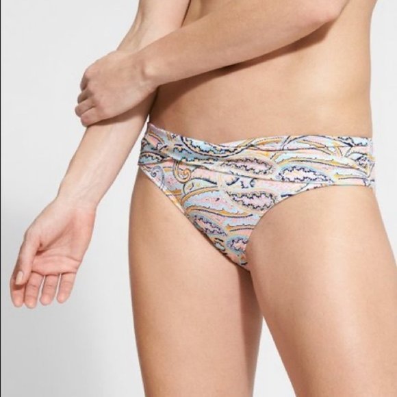 Athleta Other - NEW Athleta Aqualuxe Twist Bikini Bottoms, Paisley